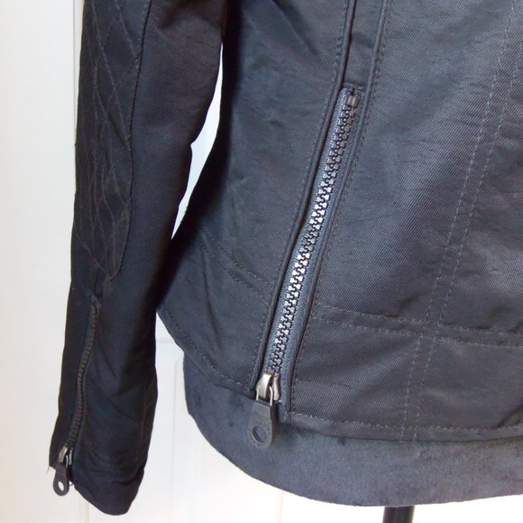 Harley Davidson Black Embellished Jacket sz S - Picture 11 of 16